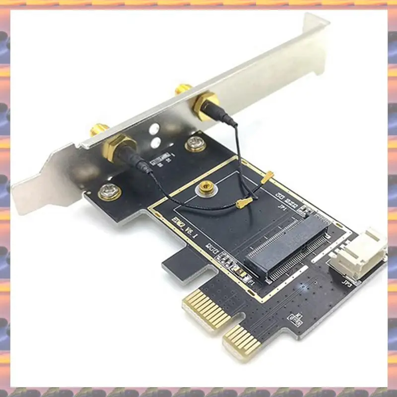

(Срочная распродажа) Карта адаптера сетевой карты 4X NGFF M.2 к PCIE Карта адаптера PCIE поддерживает беспроводная сетевая карта NGFF M.2