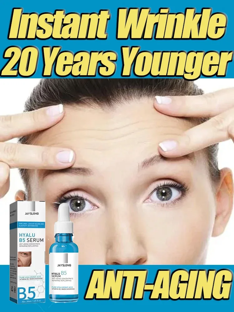 

Pure Hyaluronic Acid Facial Serum Anti Wrinkle Aging Face Lift Tightening Reduce Eye Finelines Moisturizing Korean Cosmetics