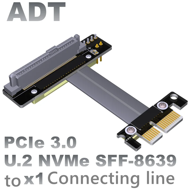 

Кабель-удлинитель U.2 с интерфейсом U2 на PCI-E 3,0x4 на X1 SFF-8639 NVMe pcie