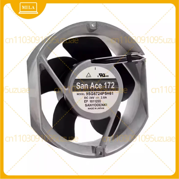 For 9SG5724P5H61 24VDC 2.8A Wire Leads-4 Yaskawa inverter dedicated fan