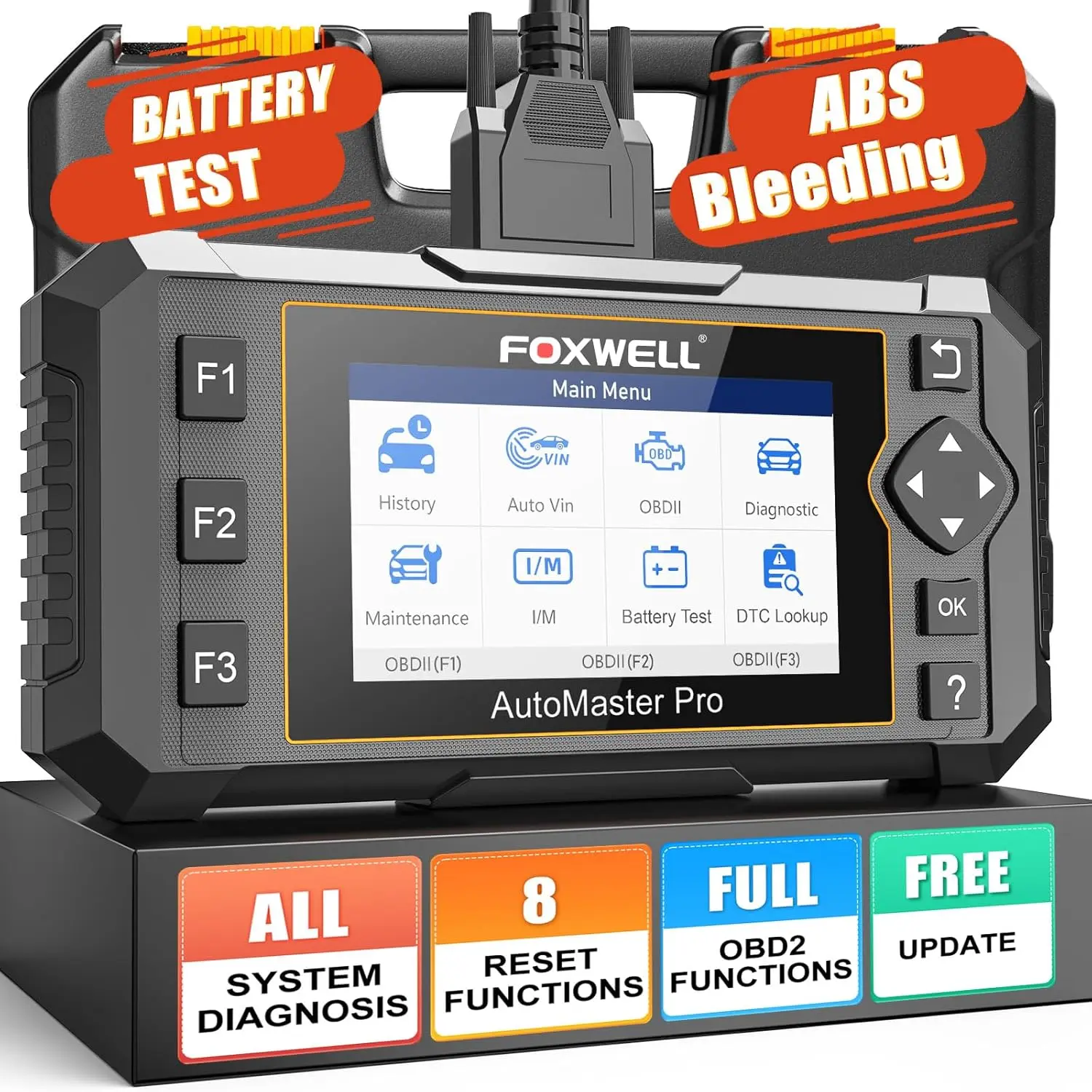 Foxwell NT624 Elite OBD2 Automotive Scanner All System EPB Oil TPS Reset Code Reader Engine Check Car Code Diagnostic Tool