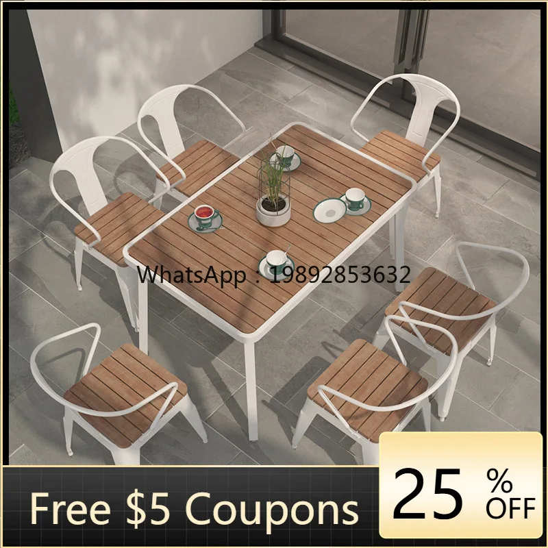 

Комплект уличной мебели HYS: стол и стулья для кафе, балкона, патио, террасы, сада