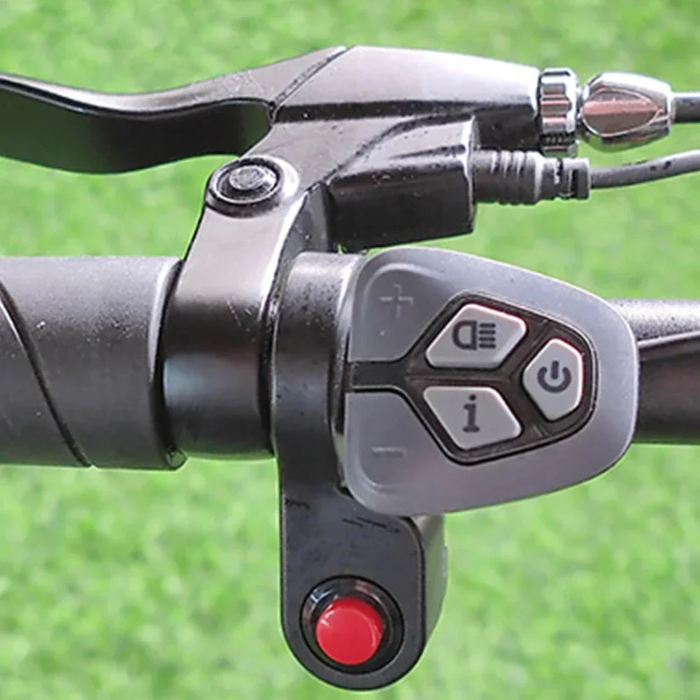 POTEAX bicicleta eléctrica MTB interruptor de apagado impermeable botón de encendido y apagado para Motor de montaje Bafang Mi D reemplazo del interruptor del manillar Ebike