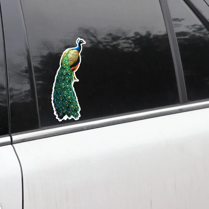 M435# Car Sticker Birds Peacock Waterproof Vinyl Decal Car Accessories Pegatinas Para Coche DIY Car Styling