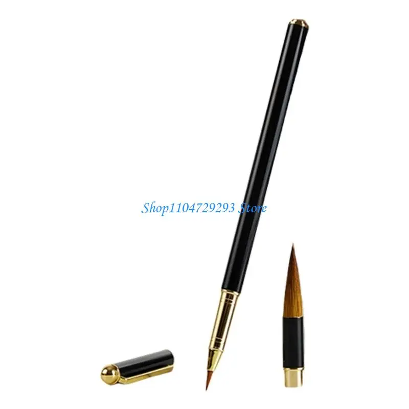 Brush Pen Set Regular Script Writing Brush with Inks Converter and 4 Inks Cartridges for Writing Painting