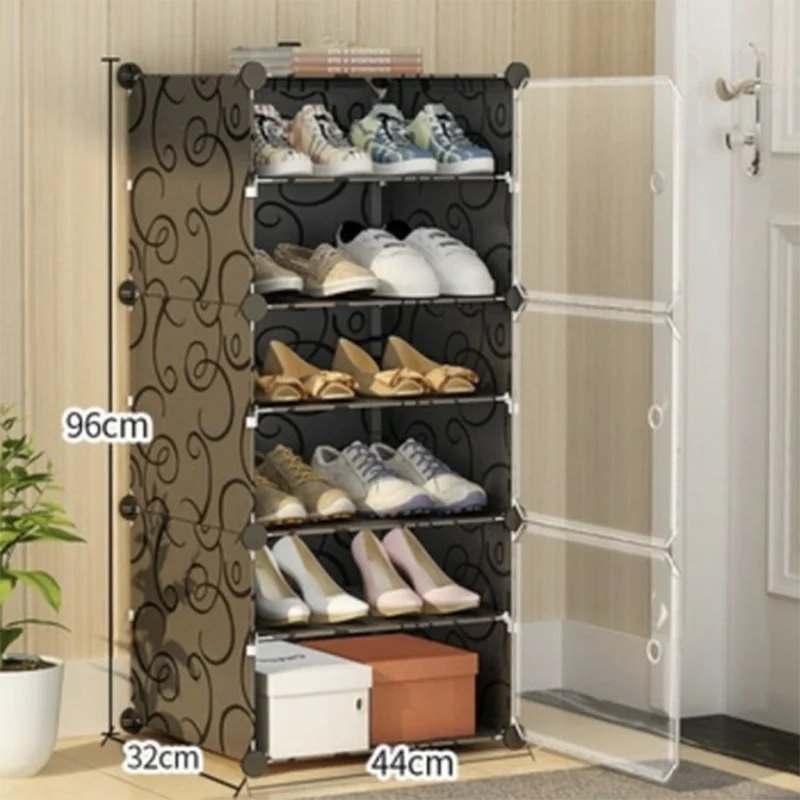 

Shoe rack, multi-layer, simple household dormitory entrance, large capacity, economical, space saving, dustproof storage cabinet