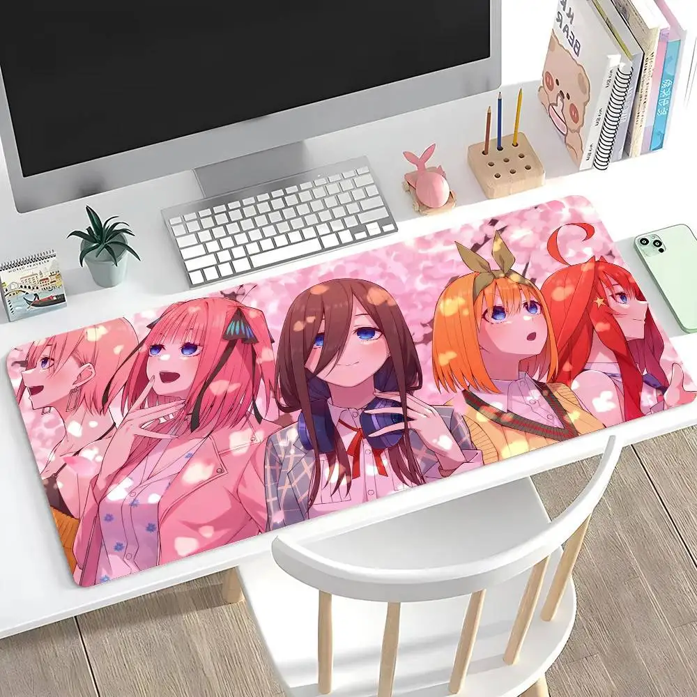The Quintessential Quintuplets Mousepad Non-slip Suitable For Office Computers Laptops E-sports Game Desk Mats XXL Keyboard