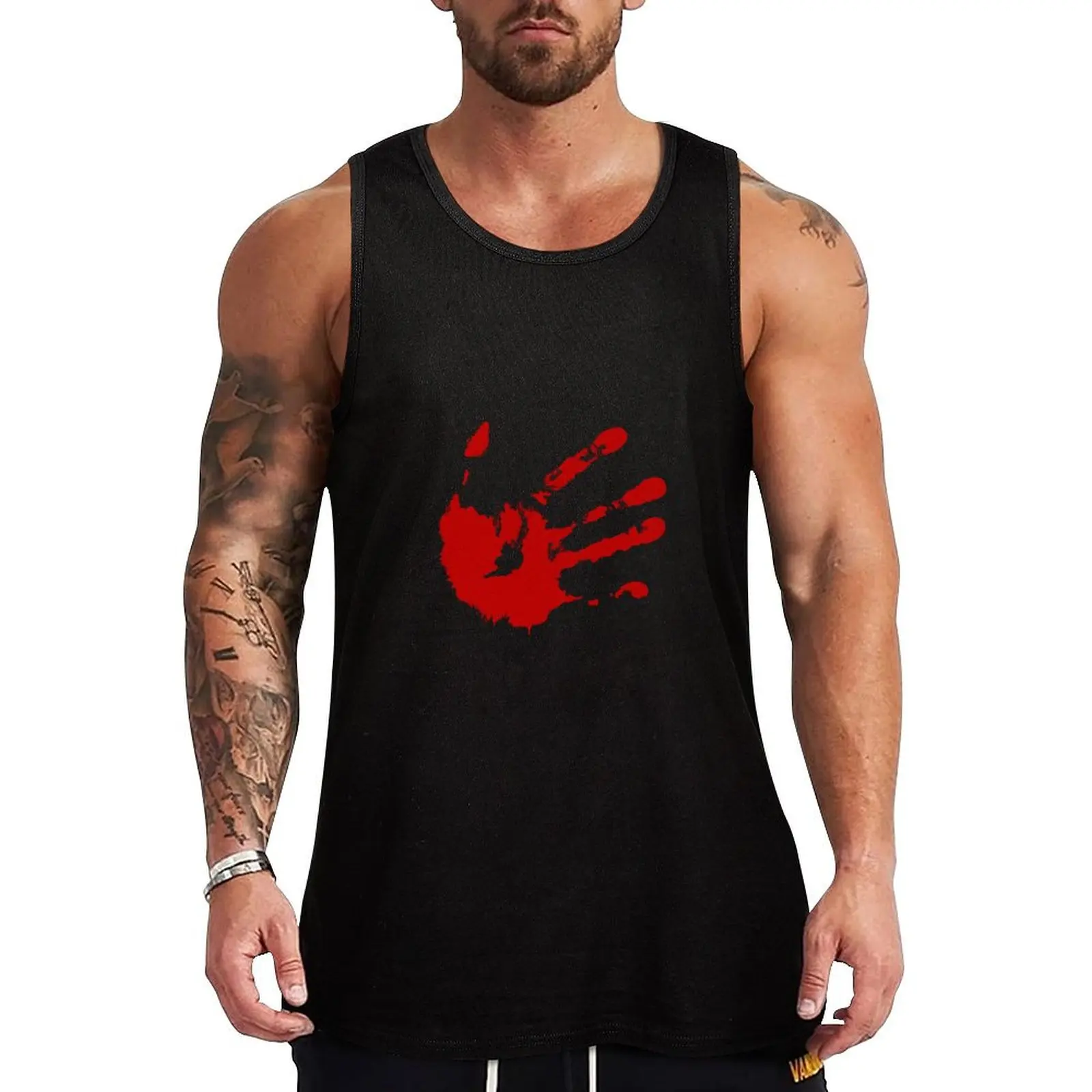 

MMIW Mask Tank Top Men's vest sleeveless t-shirts for men Gym wear male top