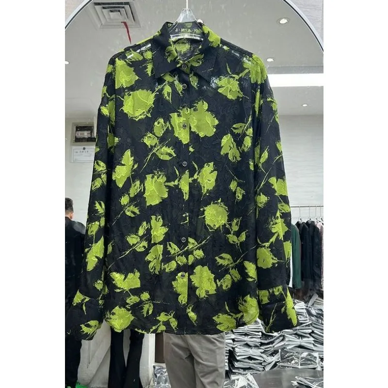 

European Fashion Elegant Loose Flesh-covering Long-sleeved Shirt French Retro Thin Sun Protection Top