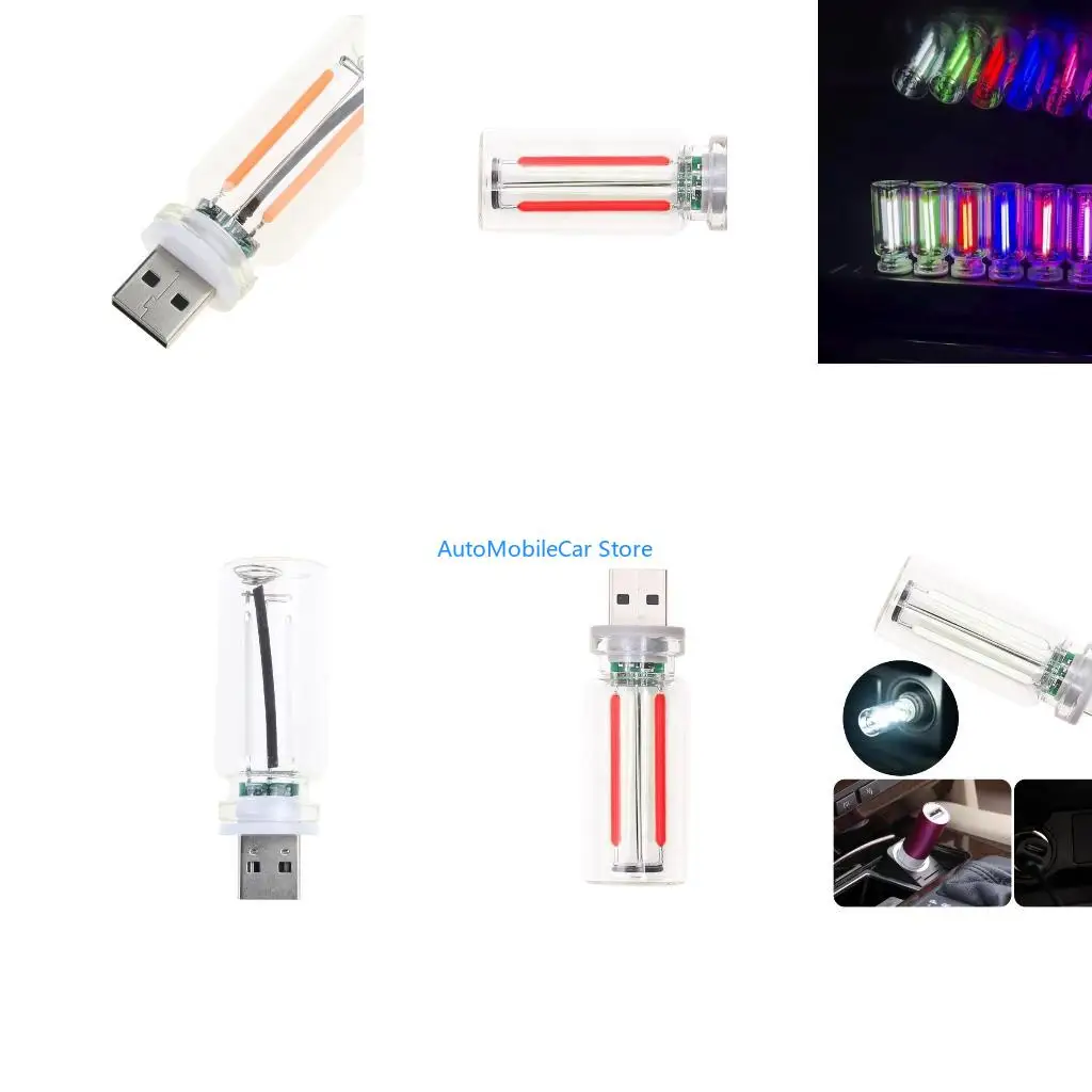 G8TE Light USB Car LED Lighting USB Touch Night Light Auto Interior Lamps
