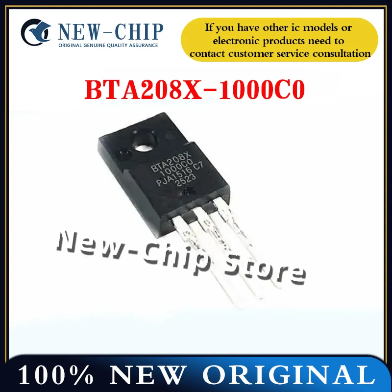 5PCS-100PCS/LOT  BTA208X-1000C0  TO-220  New original BTA208X