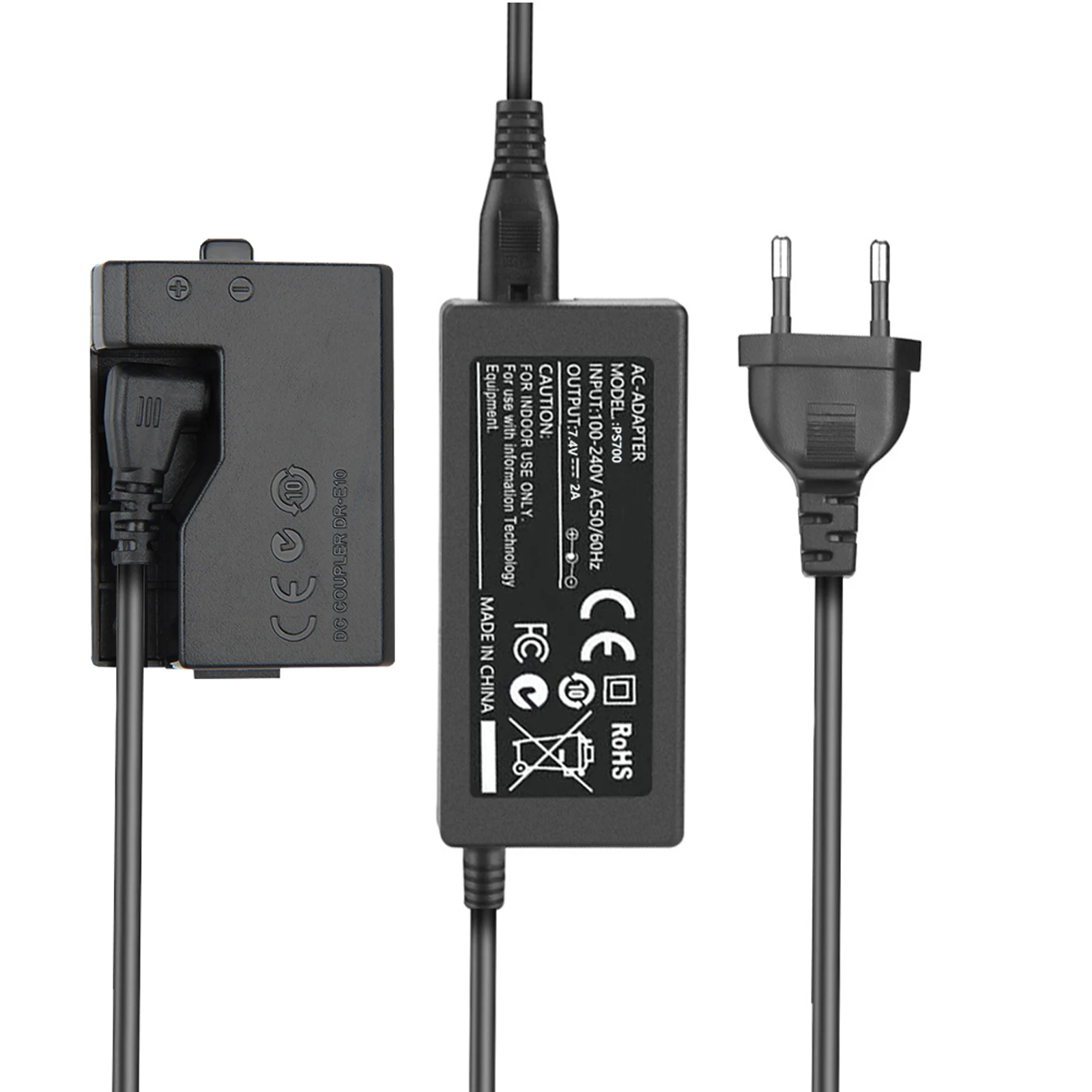 

ACK-E10 ACK E10 LP-E10 Dummy battery with AC Power Adapter Charger Kits for Canon Camera KISS X50 EOS 1100D 1200D 1300D T3
