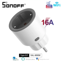 SONOFF S60 TPF EU Wifi Smart Plug 16A 4000A Current Socket With Energy Monitoring Remote Control Timer Voice Control Smart Scene