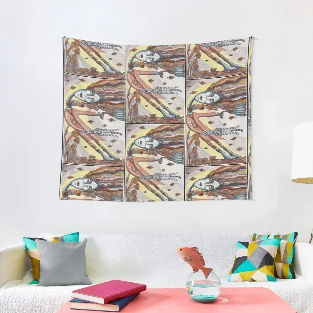 

Windy Day Tapestry Cute Room Things Mushroom Room Decor Aesthetic Tapestry