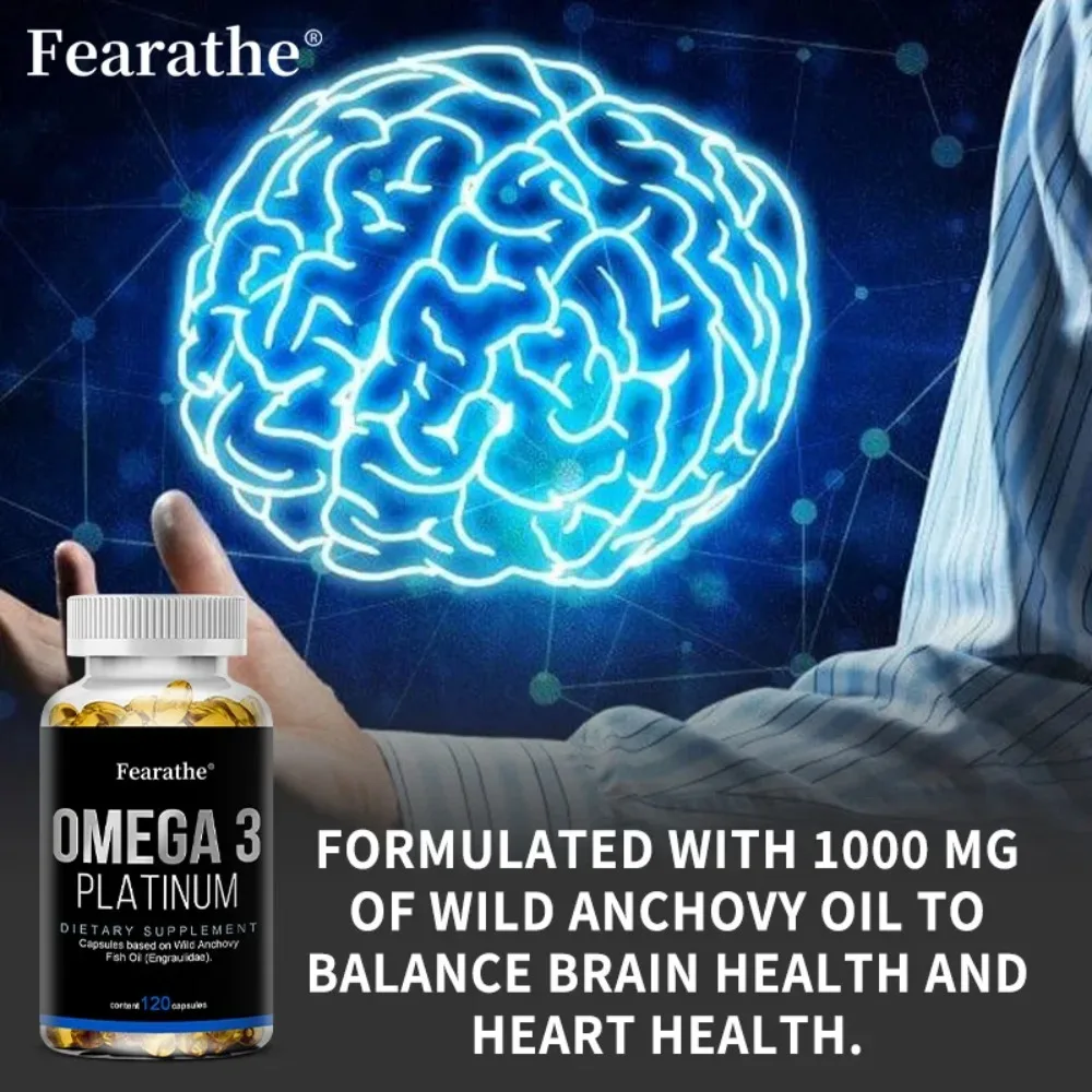 Omega 3 Fish Oil - Protects Eye Fatigue, Cognitive Function, and Learning Ability