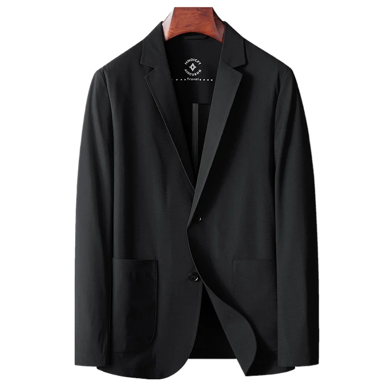 

Men Blazers Coat Turn Down Collar Lightweight Thin Blazer Single Breasted Full Sleeve Evening Work Casual Slim Fit Formal Tops
