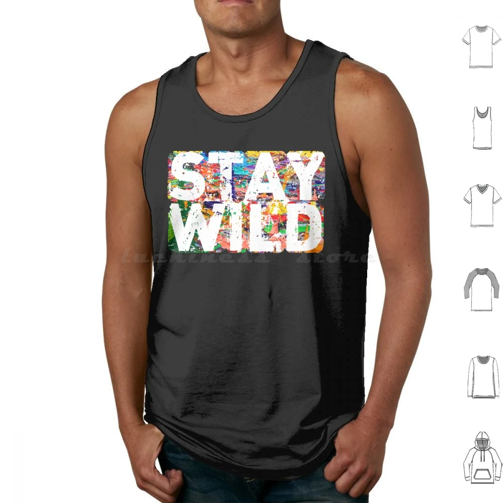 Stay Wild Ben Azelart Tank Tops Print Cotton Stay Wild Ben Alzert Ben Azelart Sweater Azelart Stay Wild Ben Azelart Wild