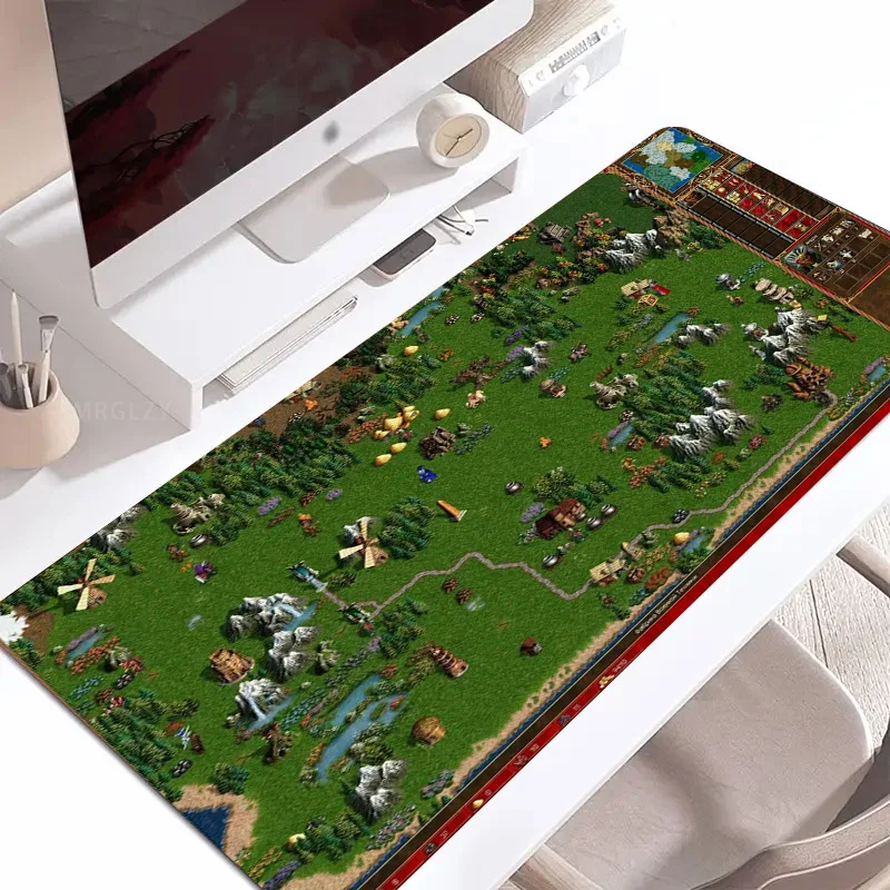 

Игровой коврик для мыши Heroes of Might and Magic, настольный коврик, фэнтезийный компьютерный коврик, аксессуар для офисного игрового стола, ковер, мышь, компьютер