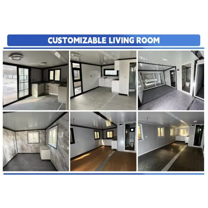 YG Customized YG Modular Tiny House 3 Bedroom Ready To Shipp 20ft 40ft Prefabricated Folding House Mobile Portable Expabdable Co