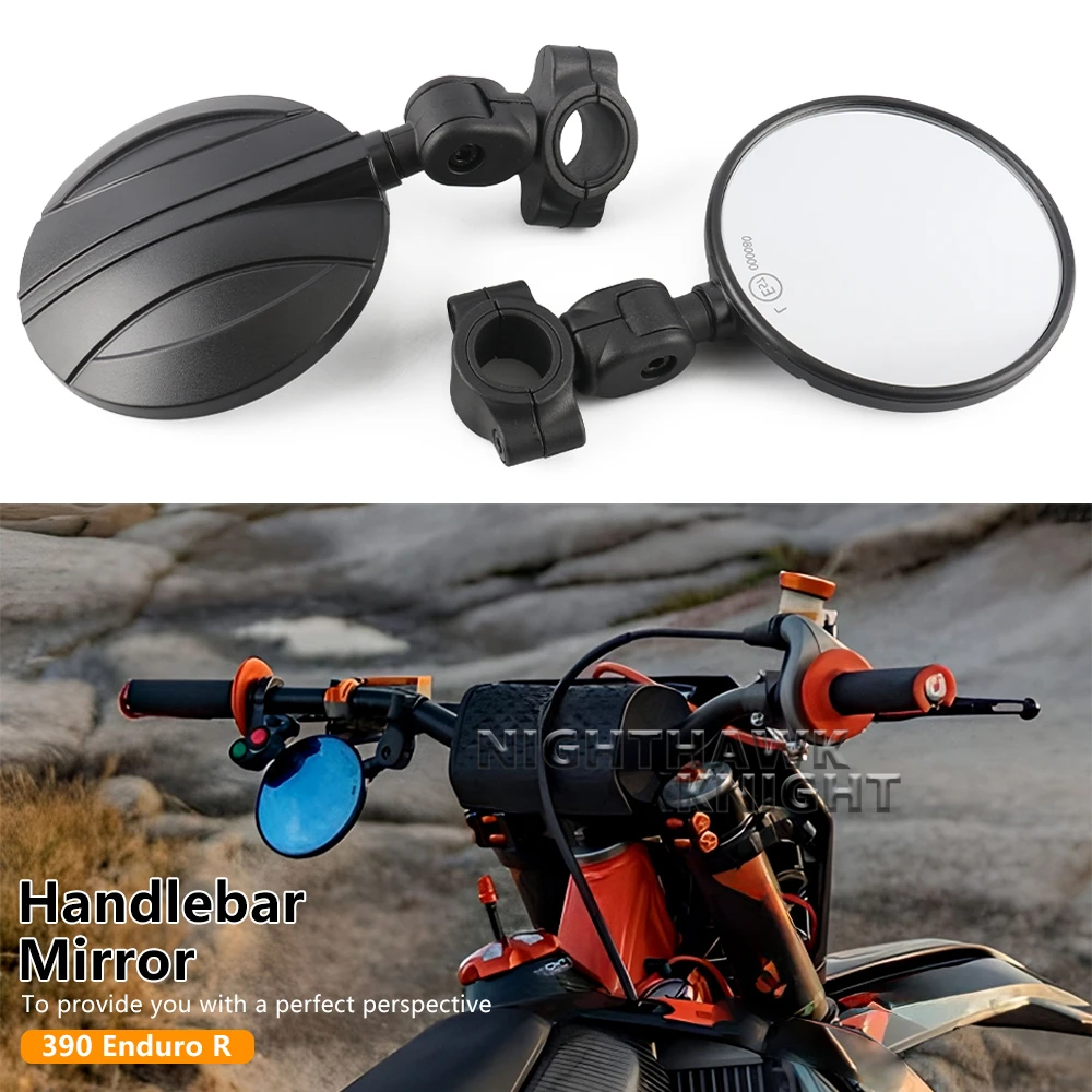 A pair For 390 Enduro R 690 SMCR KLX 230 250 300 Dirt Bike Side Rear View Mirror Motorcycle Universal 7/8“22MM Rearview Mirror