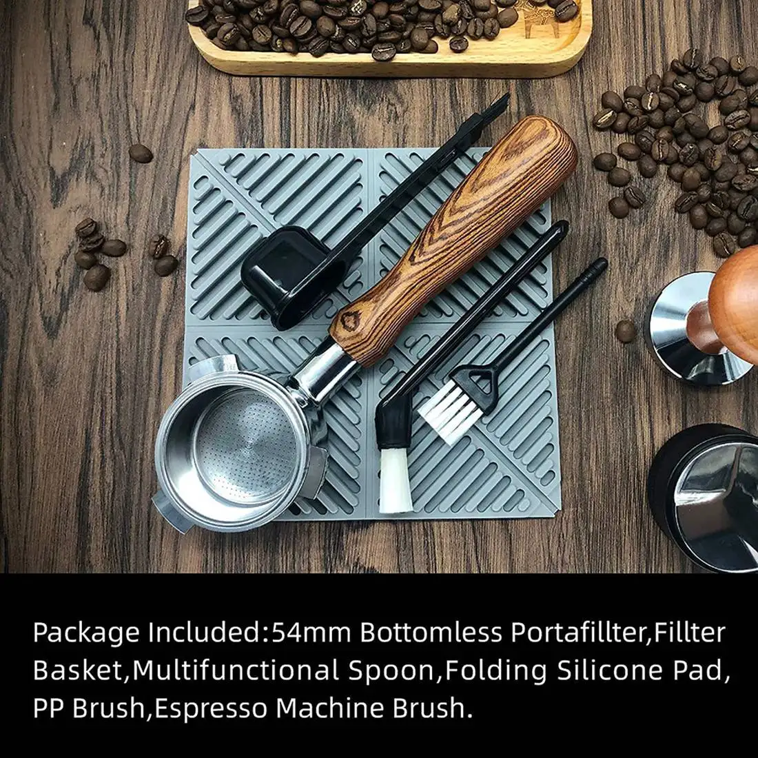 Portafiltro sin fondo para café de 51 mm compatible con la máquina de café expreso DeLonghi Icona ECP ECOV311, sin soporte de filtro de base