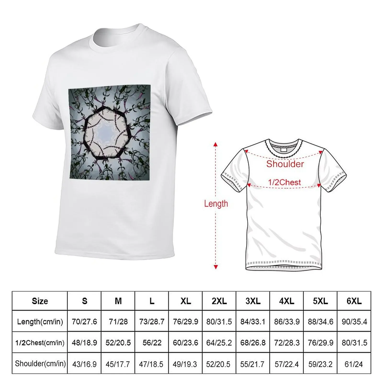 Harbour Blooms, Worldflower 15, Seascape Abstract Digital Art. T-Shirt shirts graphic tees anime clothes t shirt for men