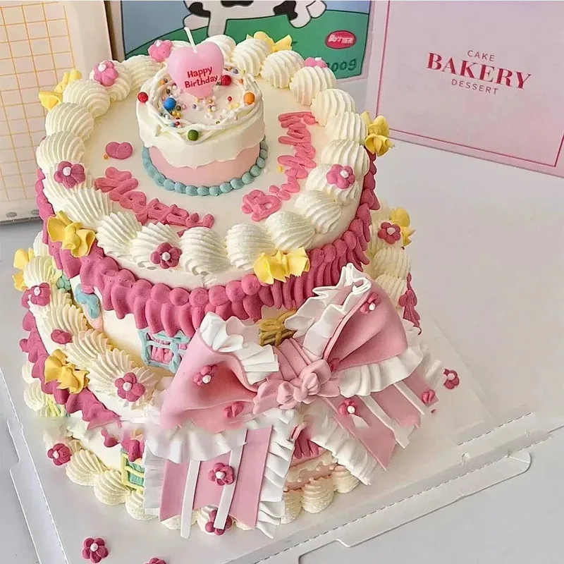 5 шт. милые свечи на день рождения в форме сердца-топперы для тортов для вечеринки, принадлежности для украшения свадебного торта