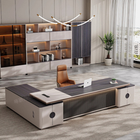 Boss Office Desk Chair Combination Filing Cabinet Computer L Shaped Executive Work Table Home L Shaped Gaming Workshop Furniture