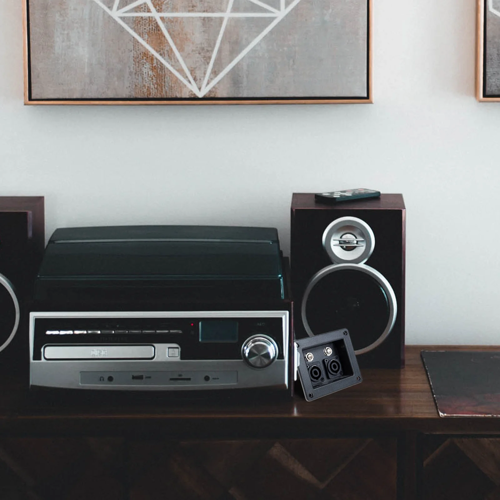 لوحة أسلاك موصل طرفي للمكبر الصوت، تأثير نقل إشارة ممتاز، سعر معقول، جزء صندوق الصوت، استخدام المرحلة #4