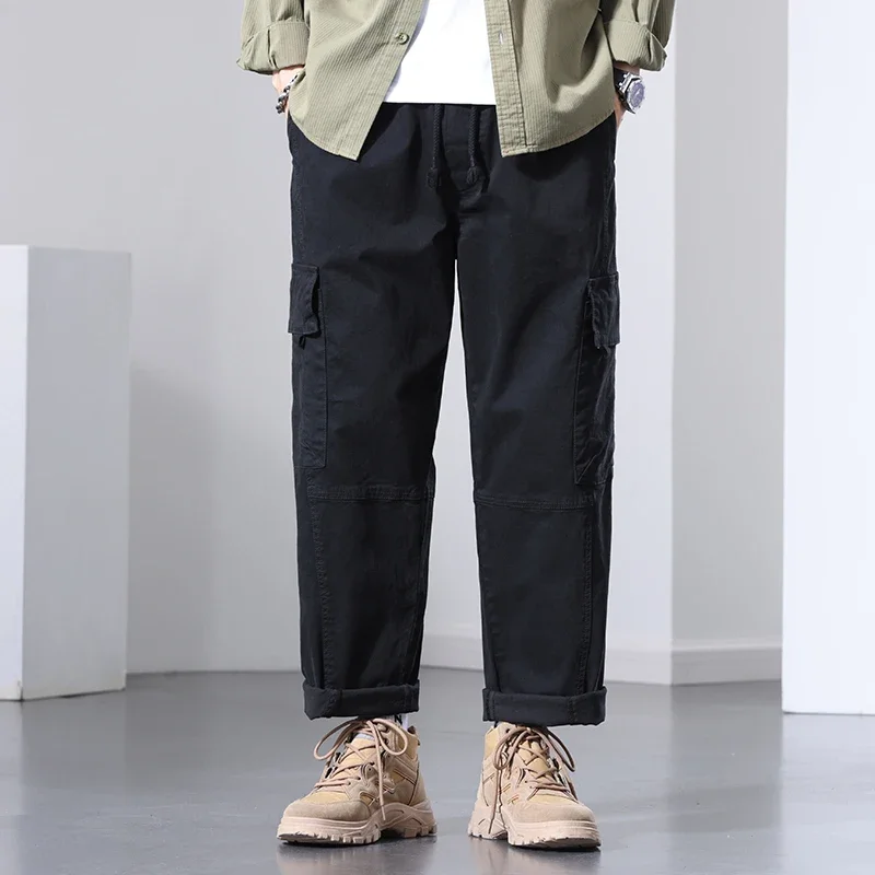 HIQOR, pantalones Cargo tácticos verde militar para hombre, pantalones clásicos para senderismo al aire libre, pantalones para correr, ropa de