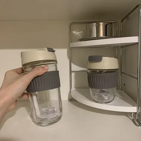 कोरियाई ग्लास पानी की बोतल पोर्टेबल ग्लास कप ढक्कन के साथ कॉफी दूध चाय रस विरोधी स्केलिंग स्कूल पेय बोतल उपहार के लिए 6 best sales डायर धूप का चश्मा - №3