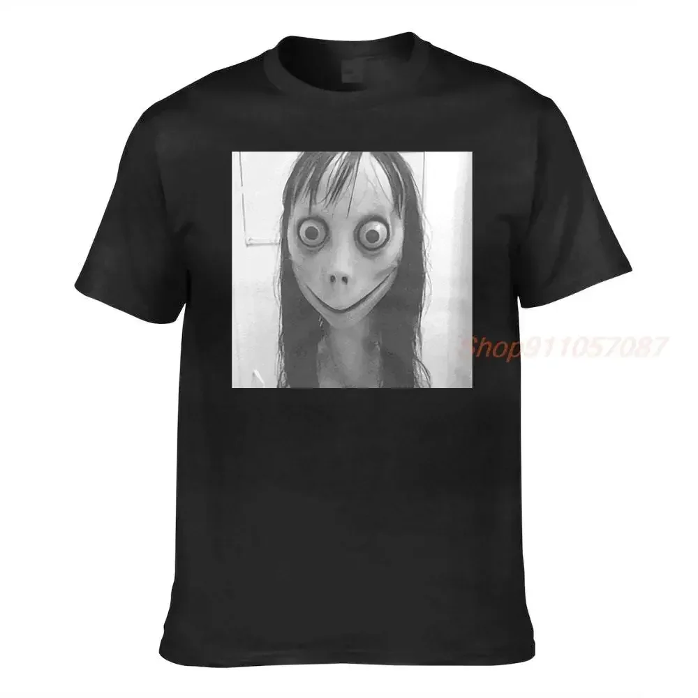 Momo Momo Challenge Meme Creepy Creepypasta Memes Harajuku Street Goth Fashion Streetwear XLs men T Shirt Women Casual Female