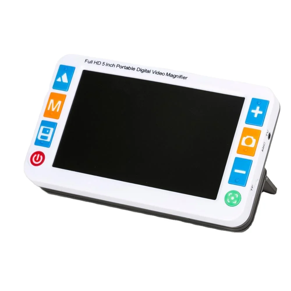 

Affordable new 5 inch low vision digital portable handheld electronic magnifier with rechargeable battery for reading aids