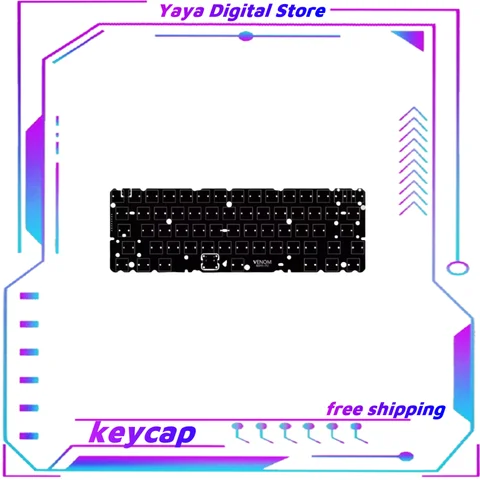 Venom 60he 자기 키보드 키트 지원 8k 폴링 속도 14k 스캔 속도 0.16ms 지연 0.05mm 정밀 Pcb 맞춤형 액세서리