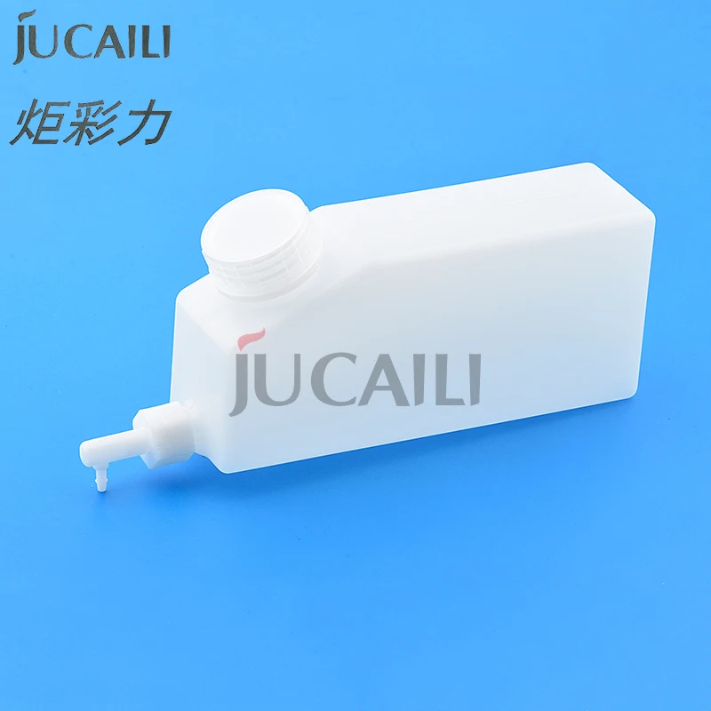 JCL 1pc 0.5L Single Ink Outlet Tank for Mimaki Roland UV/Eco Solvent Printer 500mL Ink Cartridge