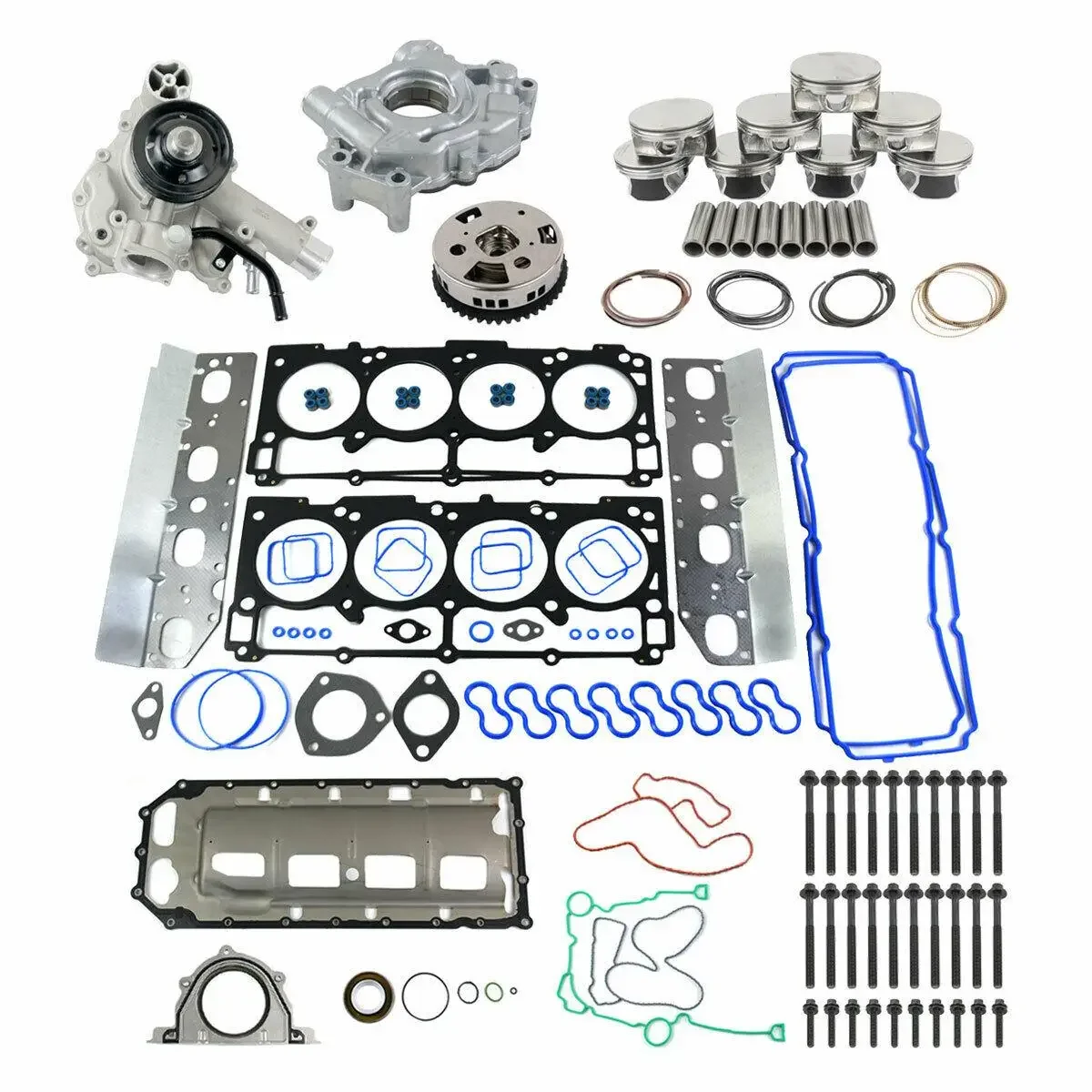 AP01 Overhaul Engine Rebuild Kit for Dodge Ram 1500 2500 3500 5.7L V8 Hemi VIN 