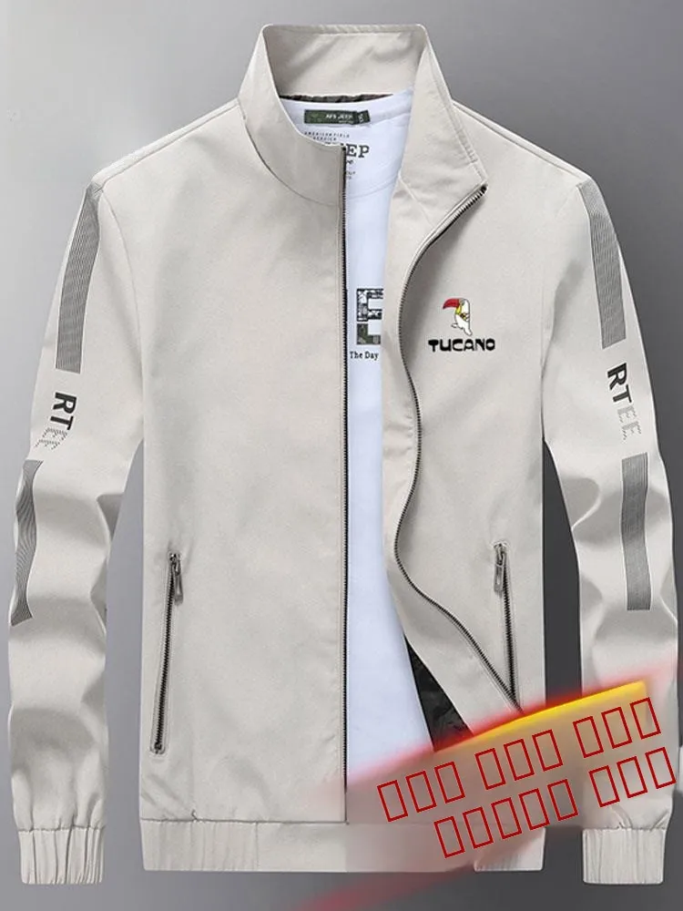 

Новая мужская куртка TUCANO Woodpeer Slim Fit для весны, модная, с воротником-стойкой, легкая, в корейском стиле, для повседневной носки