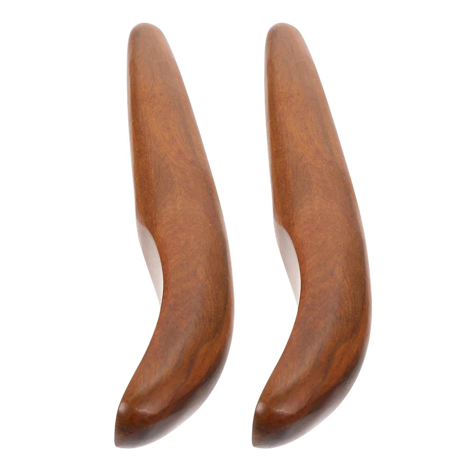 

2 Pcs Finger Stick Body Massage Rod Feet Massager Scrape Skin Wooden Tools Acupuncture Point Bars Fragrant Foot