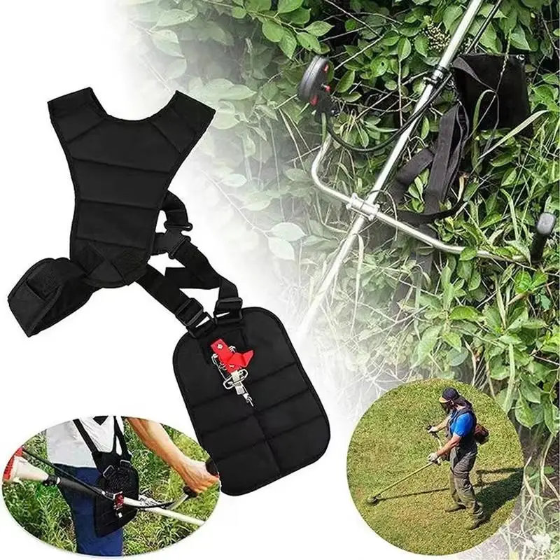 High Load-bearing Universal Trimmer Shoulder Harness Double Padded Strap for Brushcutter Whipper Snipper Yard Mowing