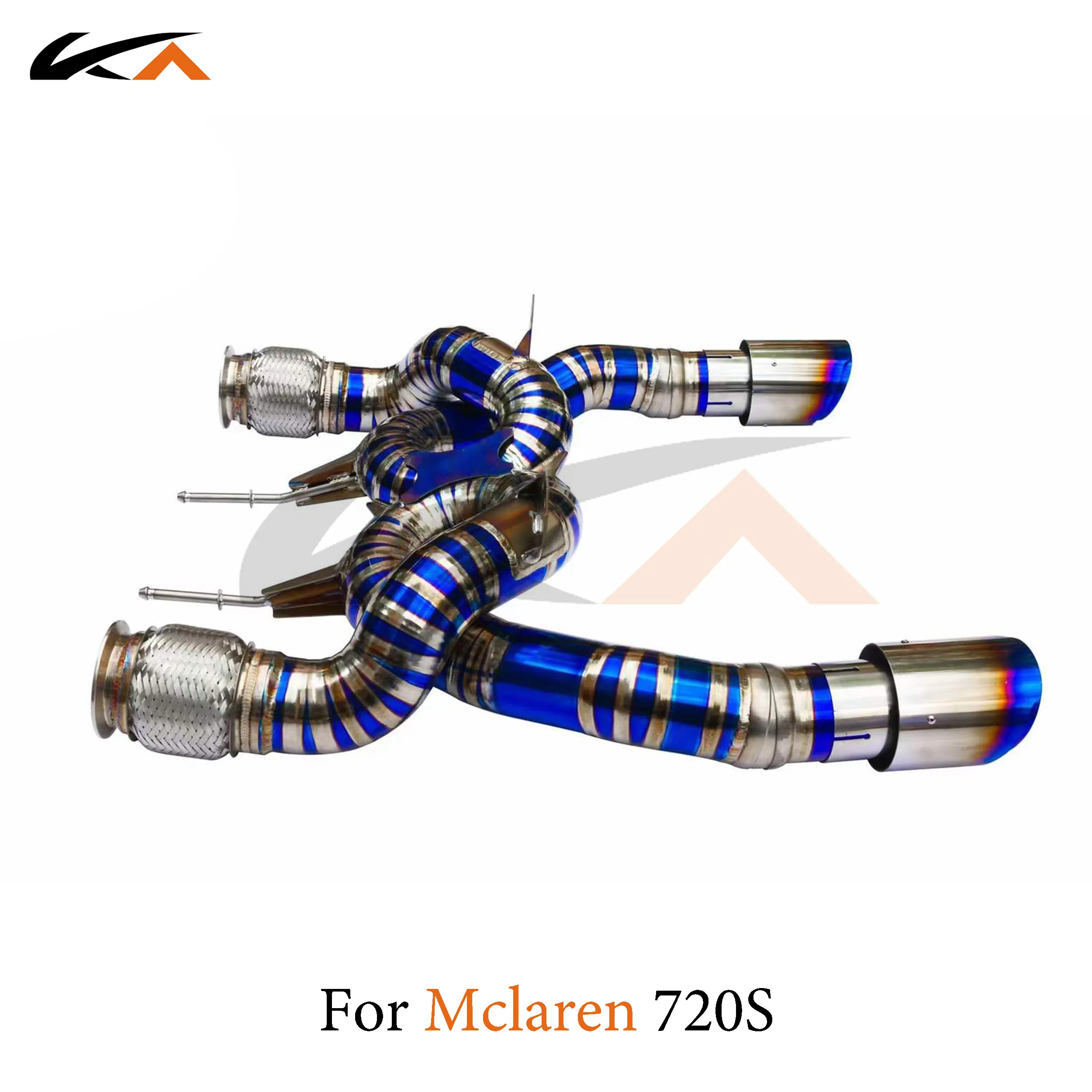 KA Tuning exhaust system titanium alloy catback for McLaren 720S performance parts straight pipe sport sounds