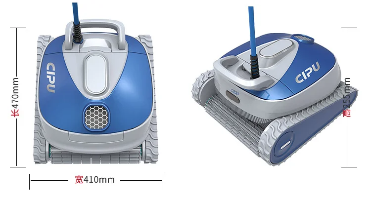 อุปกรณ์ทําความสะอาดสระว่ายน้ําคุณภาพสูง หุ่นยนต์ดูดอัตโนมัติที่แข็งแกร่ง