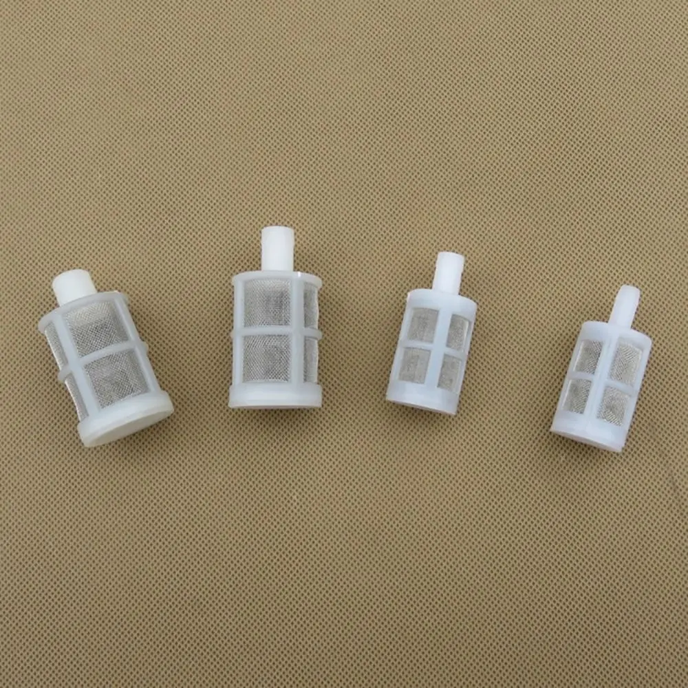 1/5 Stuks Irrigatie Aquarium Levert Water Microfilter Filtratie Levert 8mm 10mm 12mm Waterpomp Netto filter Membraanpomp