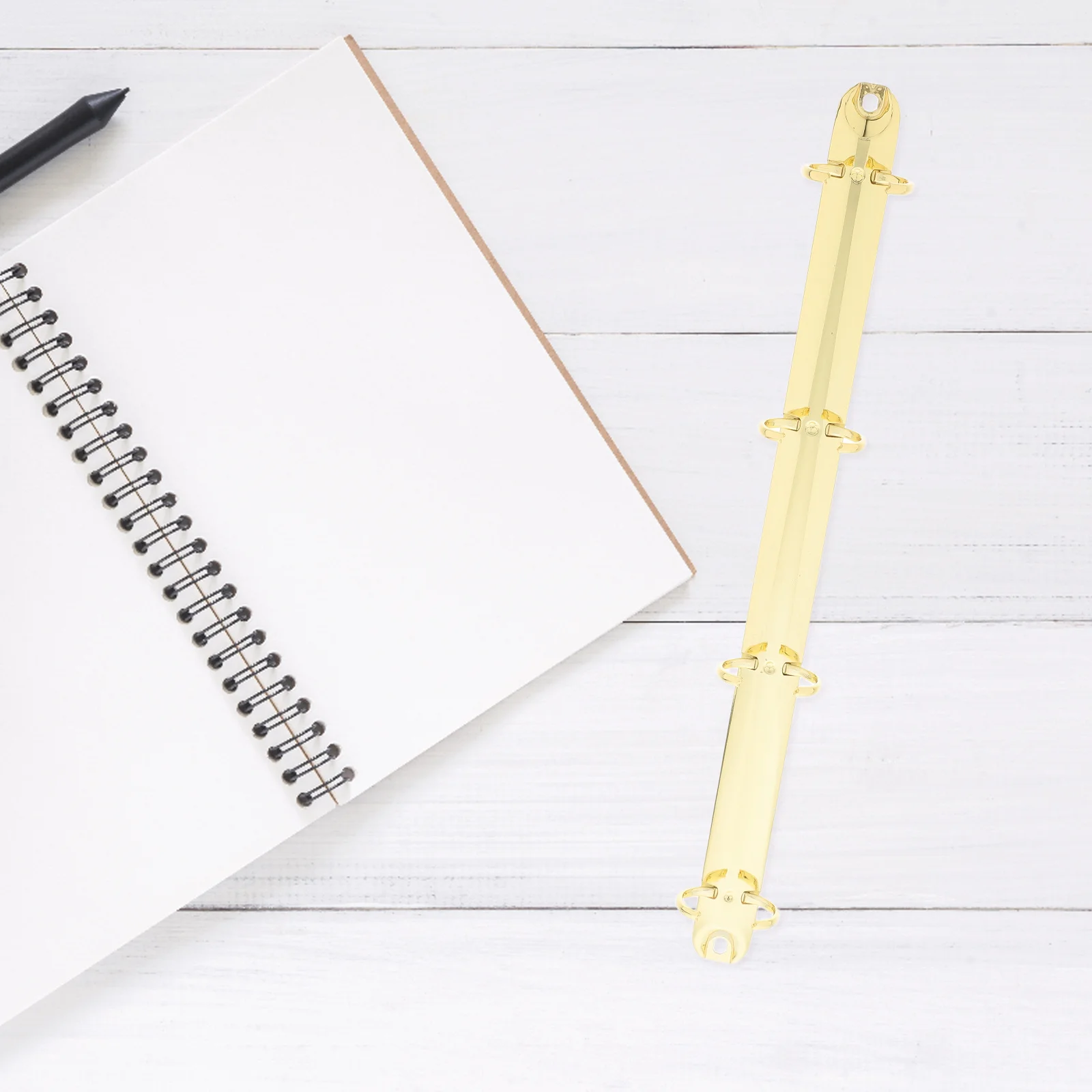 

Metal Ring Binder Mechanism A4 4-Ring Binding Spine Replacement Kit For Diy Planners Organizers Loose Leaf Notebook
