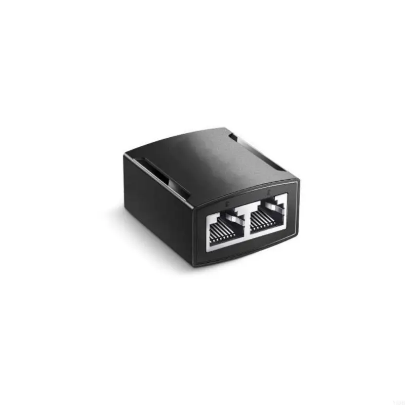 Y5JB Reliable RJ45 Inline Coupler Featuring AntiInterference Design Robusts Construction for Cat7/Cat6/Cat5e Ethernet Cable