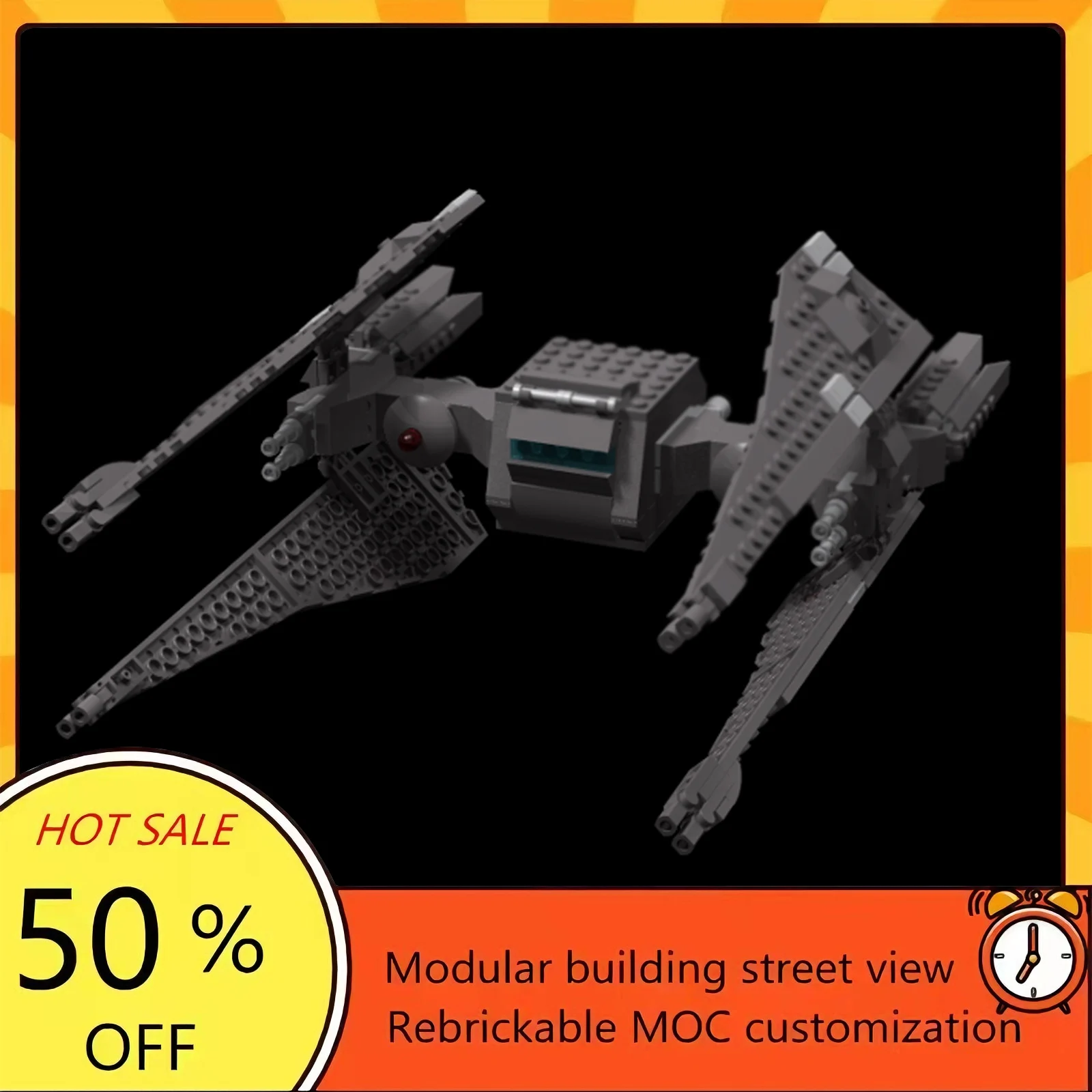 

233PCS Popular Space War Movie Model MOC Building Bricks Spaceship Modular Technology Gifts Holiday Assemble Children Toy Suit