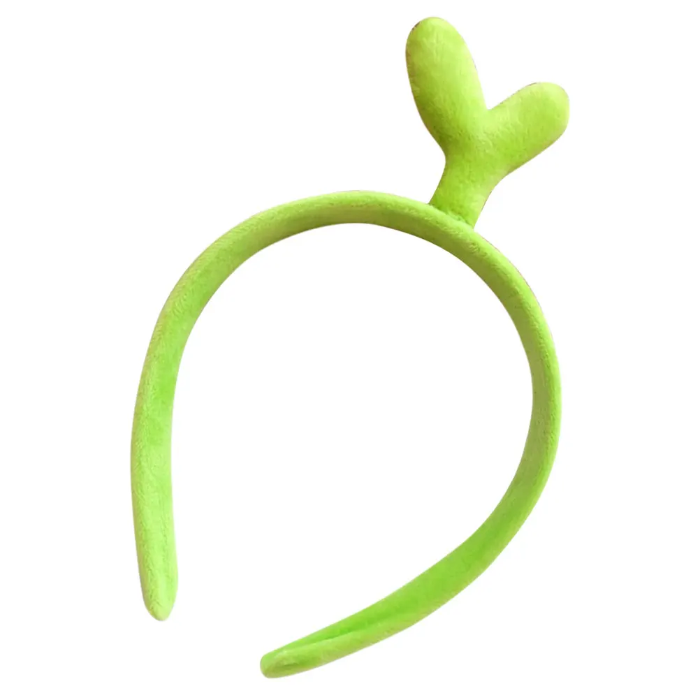 

Bean Sprout Headband Green Hair Accessories Women Birthday Party Supplies Comfortable Nonslip Design Valentine Cosplay Wedding