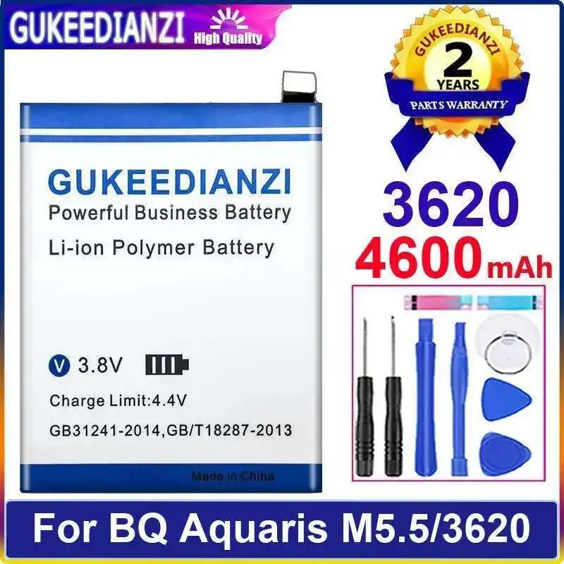 

Mobile Phone Battery Premium Replacement For BQ Aquaris M5.5 3620 4600Mah