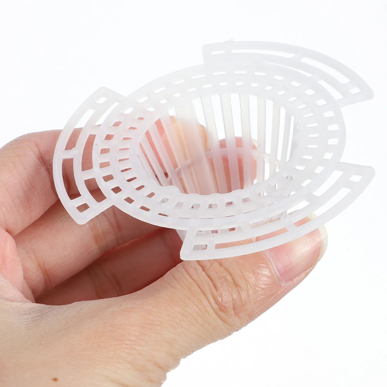 

20 Pcs Garden Netting Flowerpot Mesh Mat Cone Bottom Pad Grid Large Pots Outdoor Pvc