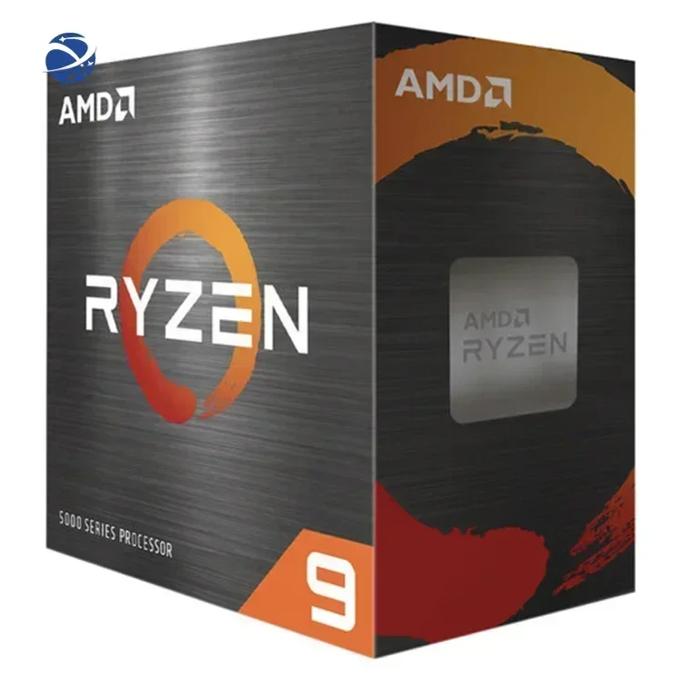 AMD Ryzen 9 5900X with Socket AM4 3700 Frequency Radeon Vega Graphics Used Processor Support AM4 Motherboard