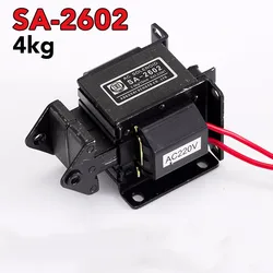 SA-2602 suction force 2kg 19.6N stroke 15mm 220V  AC traction electromagnet